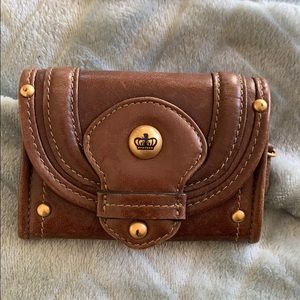 Brown Leather Juicy Couture Coin Purse